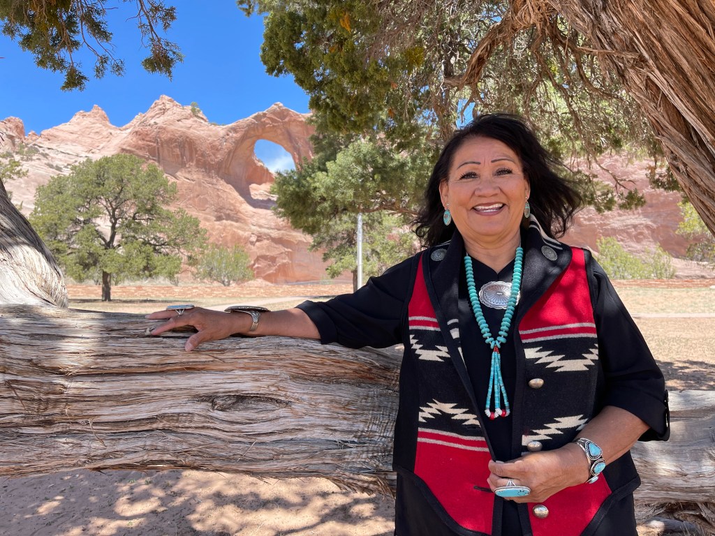 Navajo Grandma, enrolled tribe member of Navajo Nation.